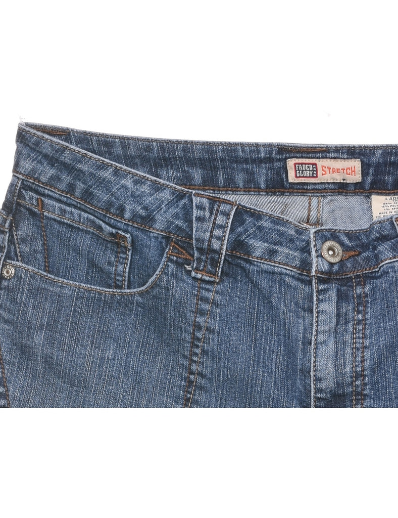 Medium Wash Denim Shorts - W33 L4