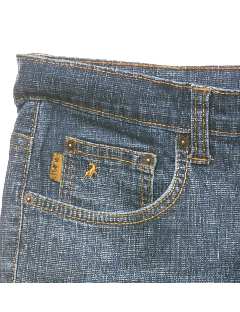 Medium Wash Straight-Fit Jeans - W32 L29