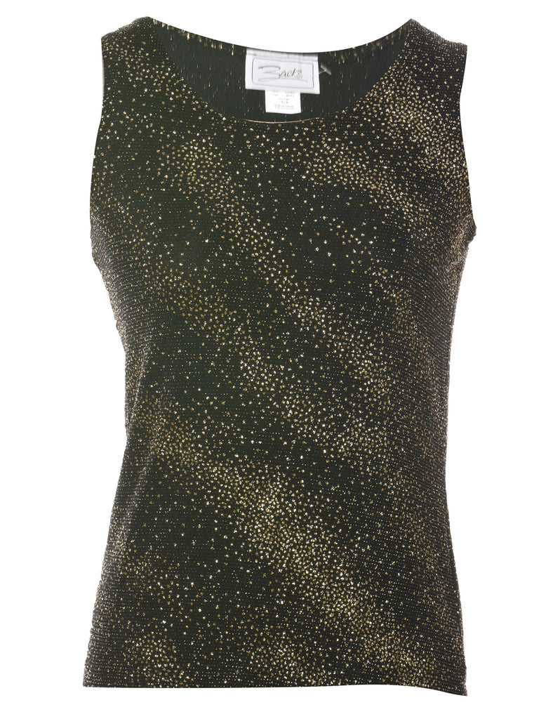 Metallic Evening Top - S