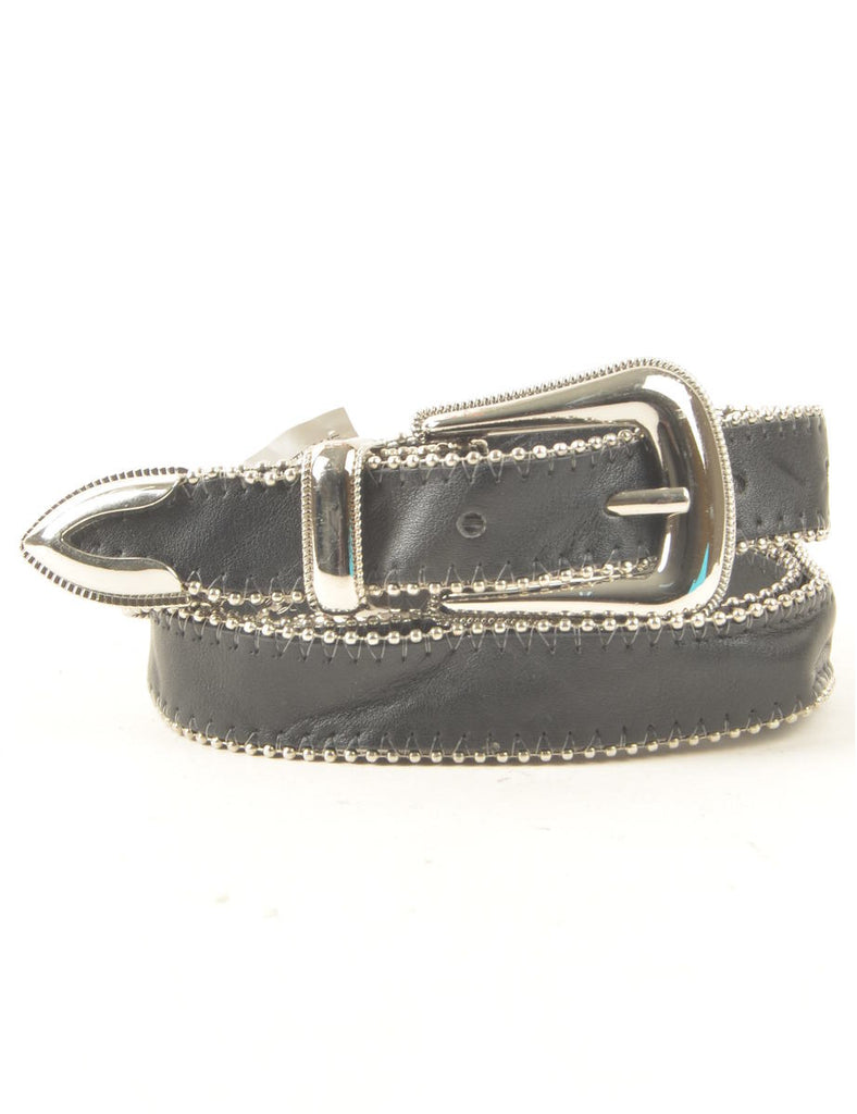 Metallic Western Belt - M