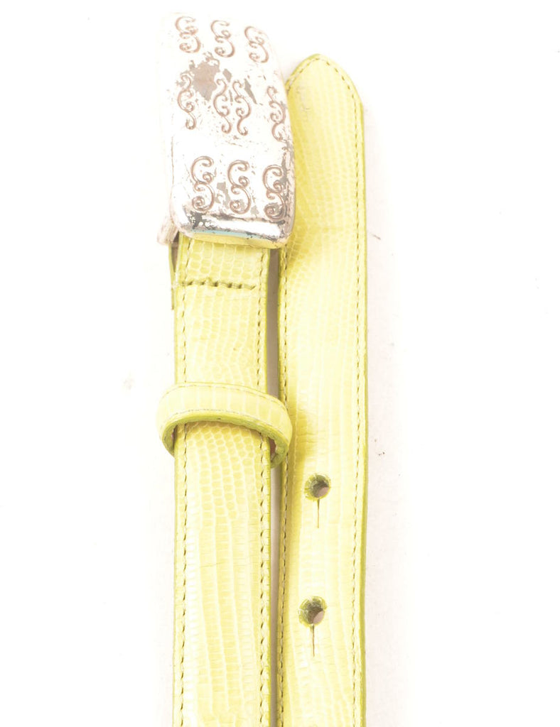 Metallic Western Belt - M