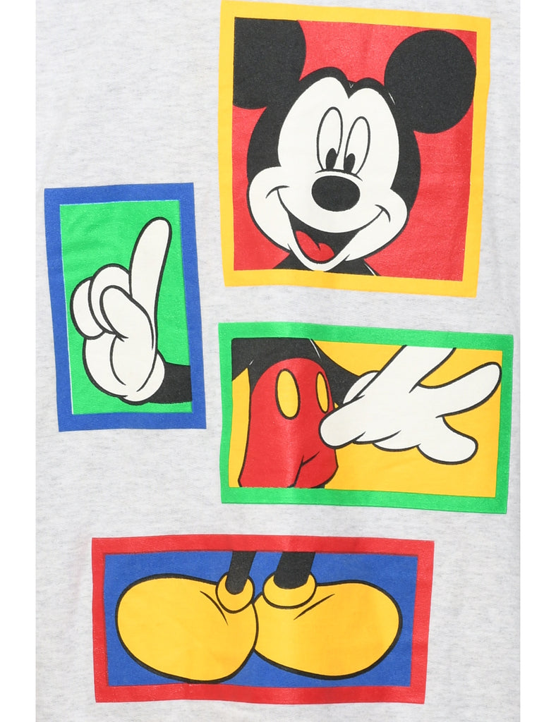 Mickey Cartoon Sweatshirt - L