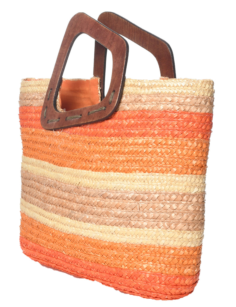 Multi-colour Basket Bag - M