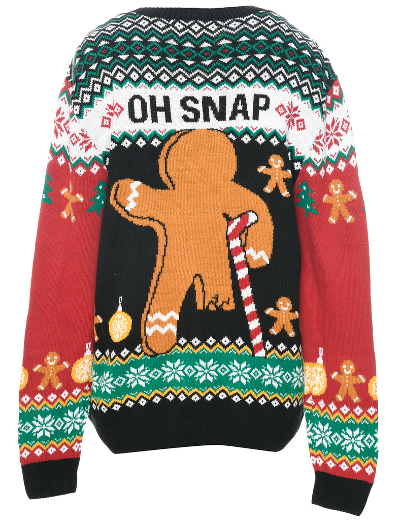 Multi-colour Christmas Jumper - XL