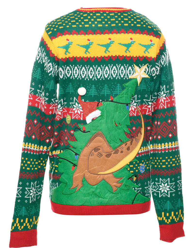 Multi-colour Christmas Jumper - M