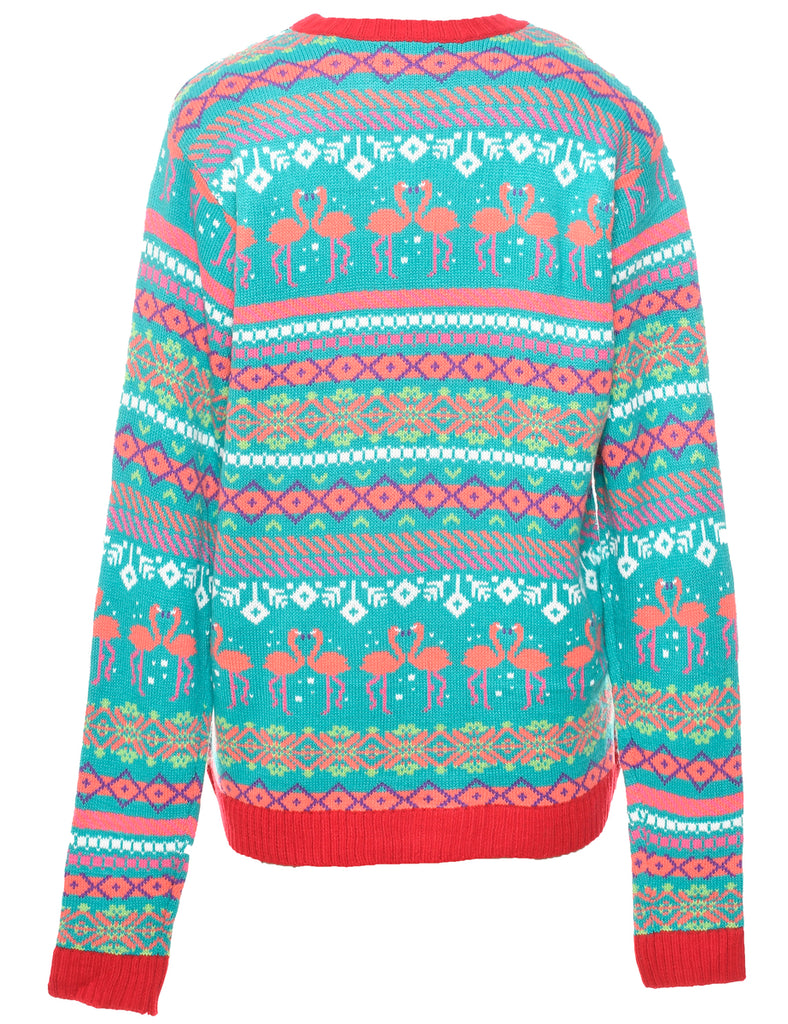 Multi-colour Christmas Jumper - L