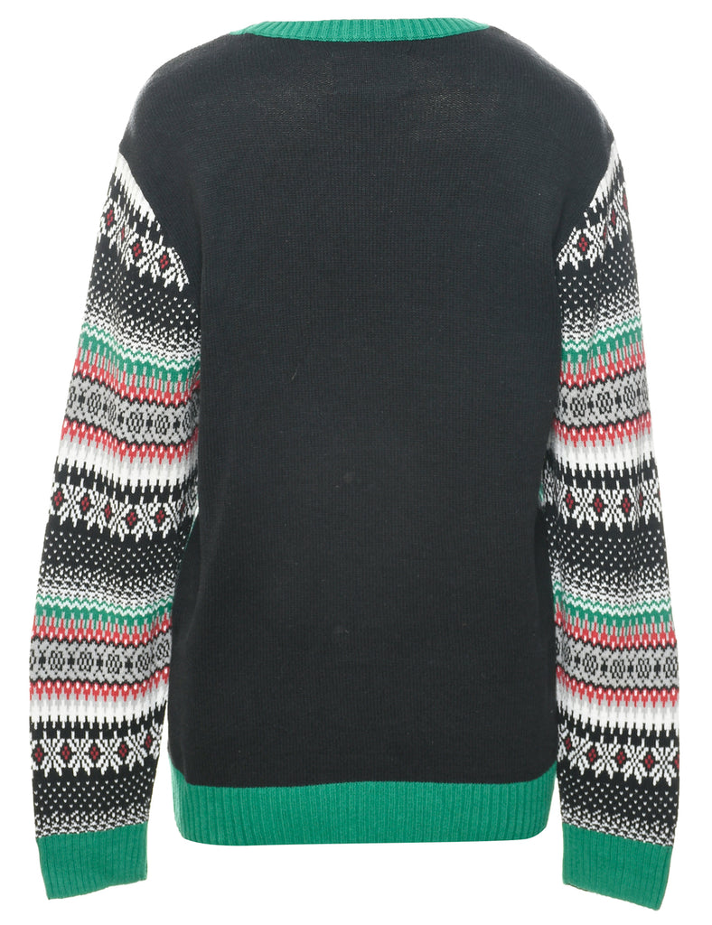 Multi-colour Christmas Jumper - L