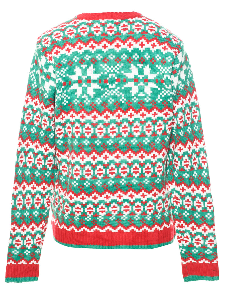 Multi-colour Christmas Jumper - M