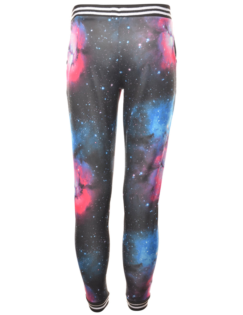 Multi-colour Galaxy Design Jogging Bottoms - W28 L30