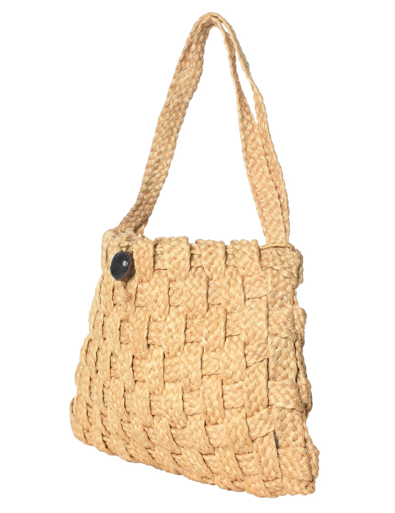 Mustard Basket Bag - M