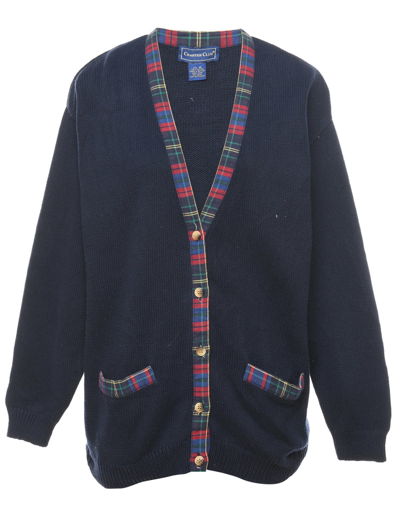 Navy Cardigan - M