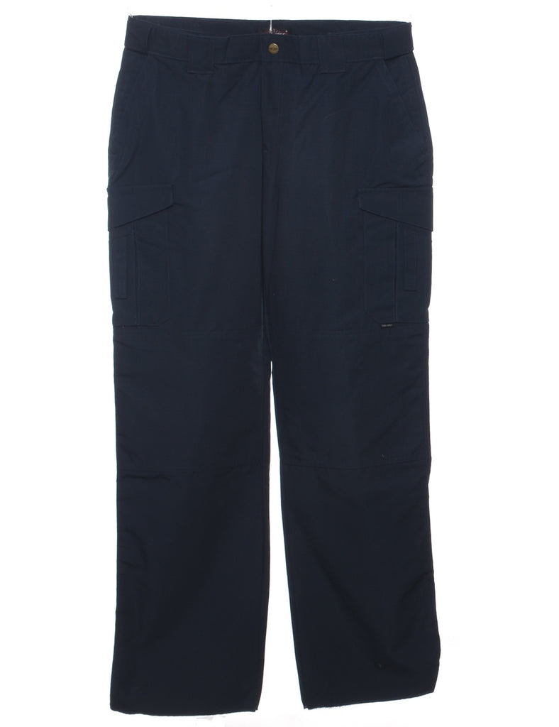 Navy Cargo Trousers - W35 L34