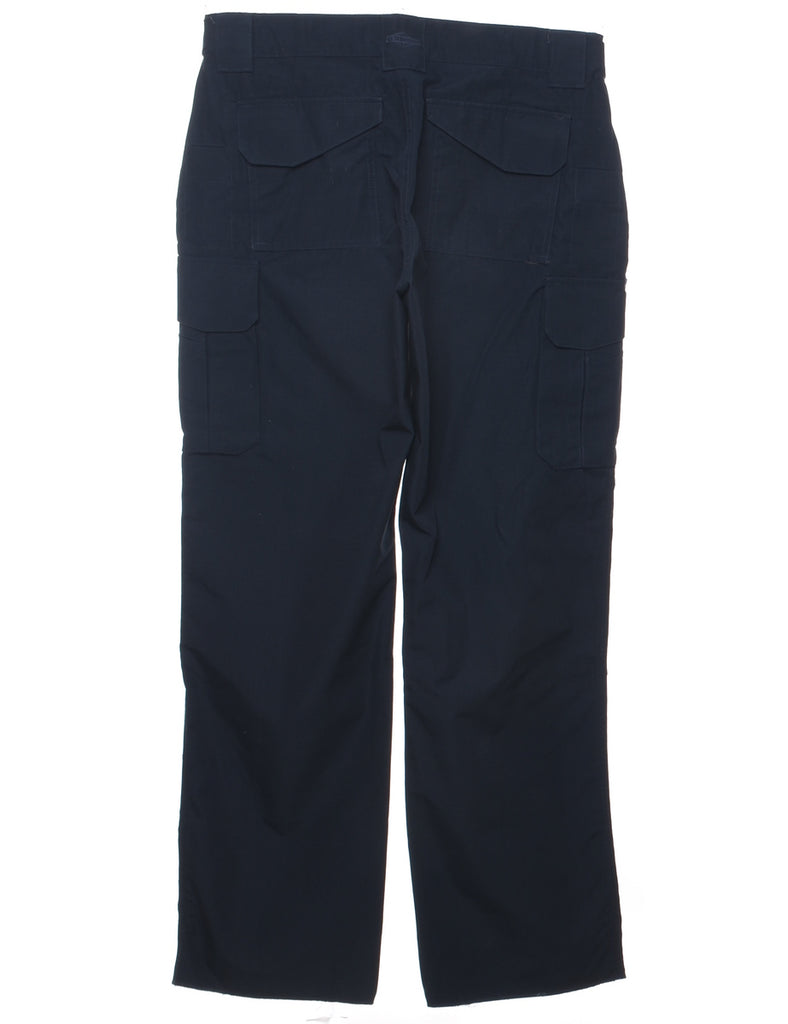 Navy Cargo Trousers - W35 L34