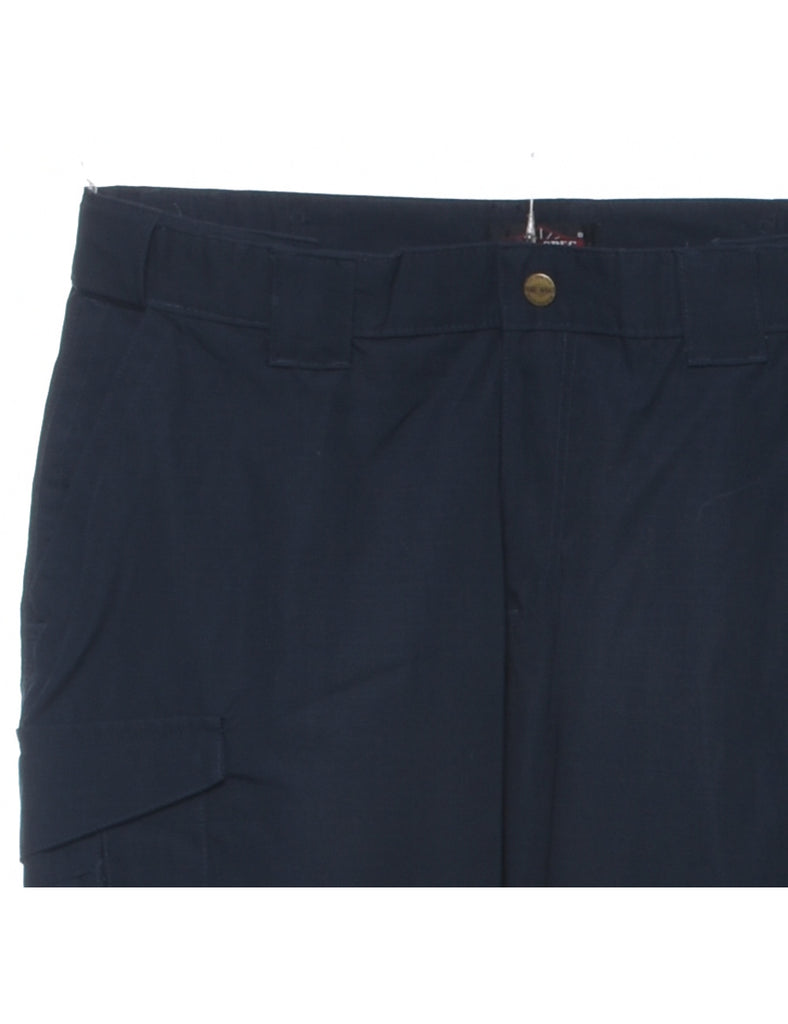 Navy Cargo Trousers - W35 L34