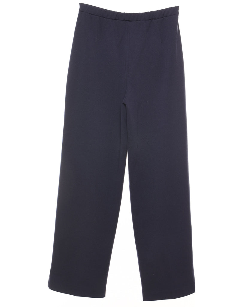 Navy Classic Casual Trousers - W26 L29