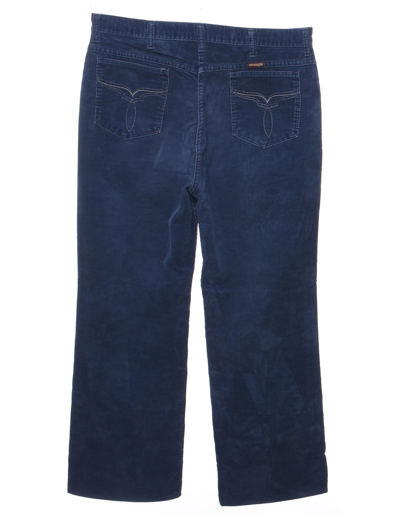 Navy Corduroy Trousers - W34 L26