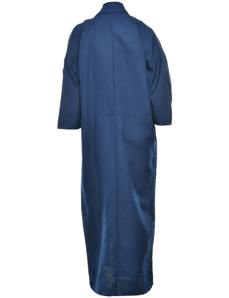 Navy Full Length Kimono - L