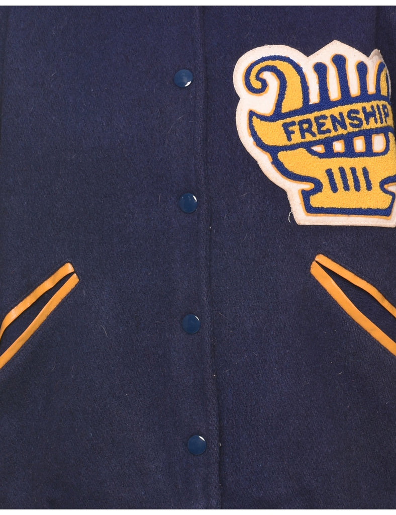 Navy Team Jacket - M