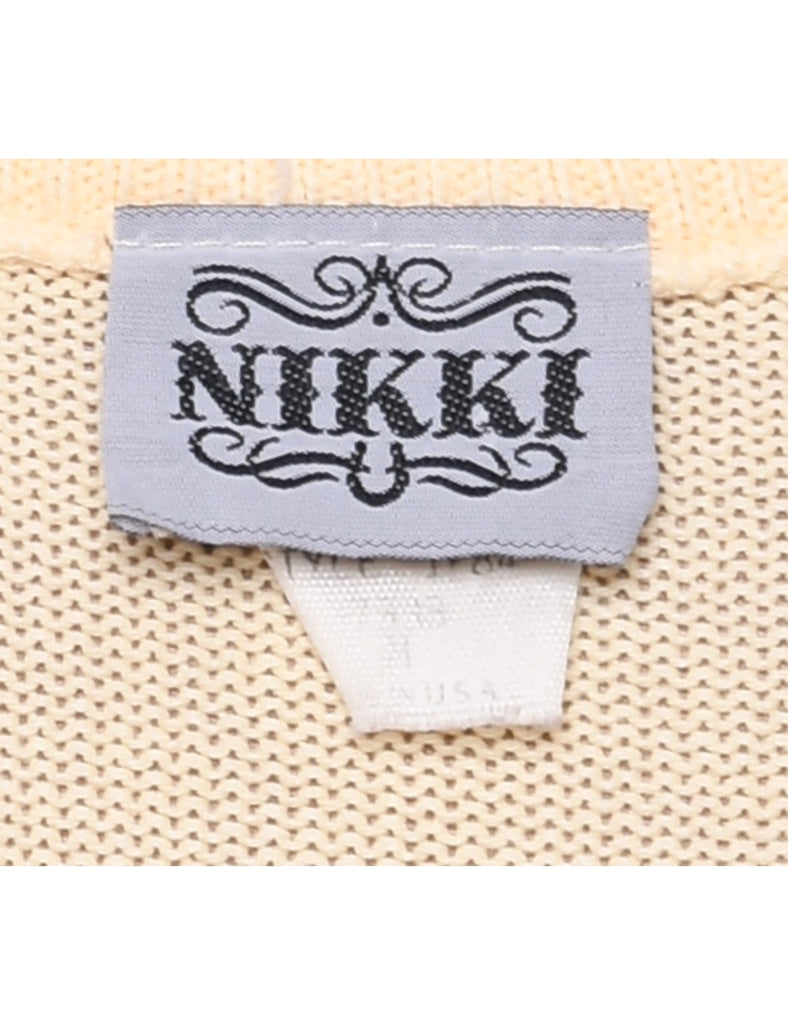 Nikki Pale Yellow Jumper - M