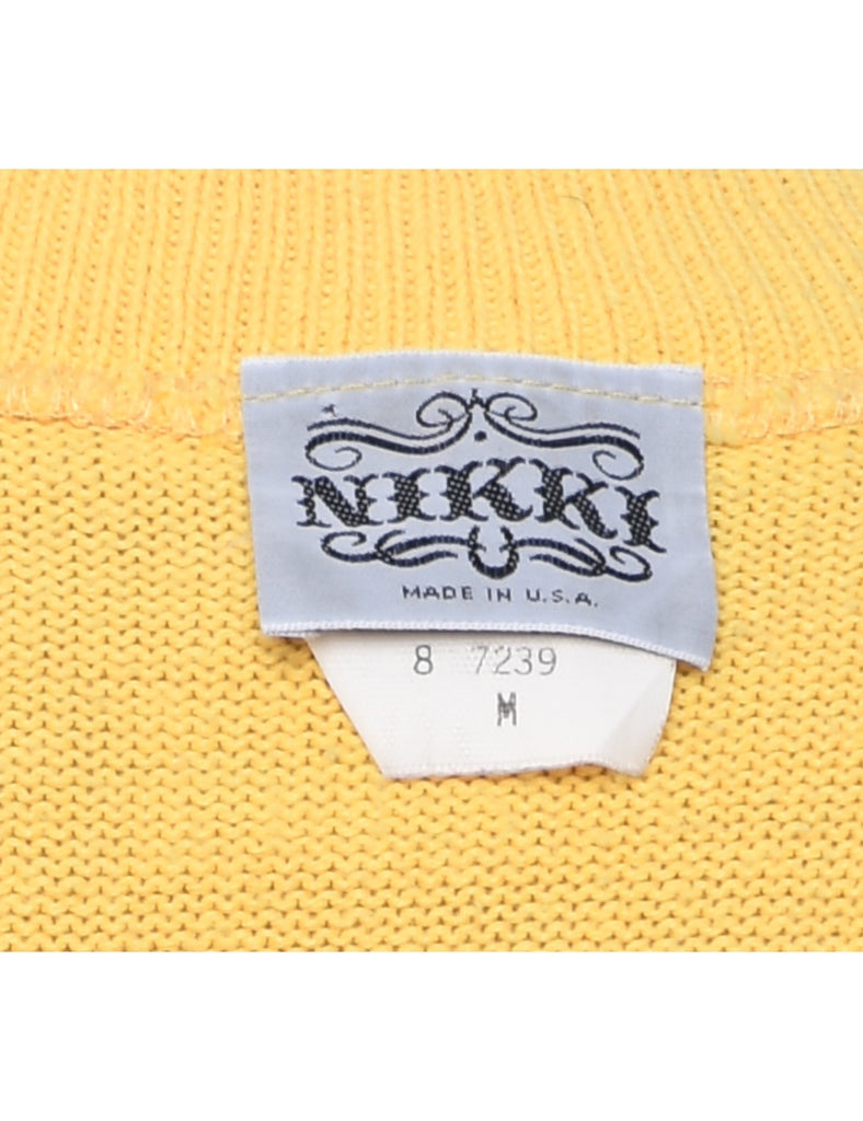 Nikki Yellow Jumper - M