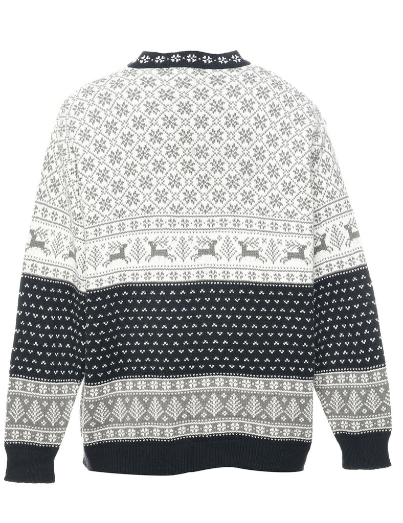 Nordic Grey Jumper - L