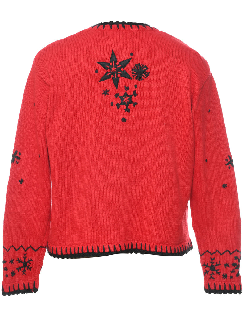 Nordic Knit Christmas Cardigan - M