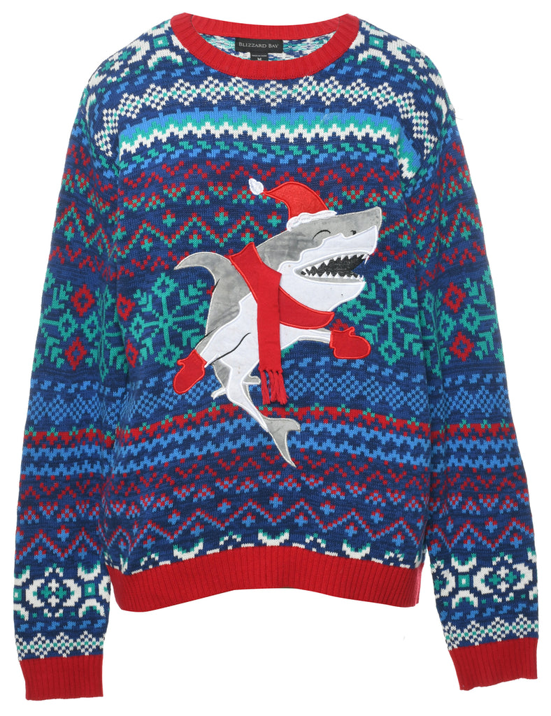 Nordic Knit Christmas Jumper - M