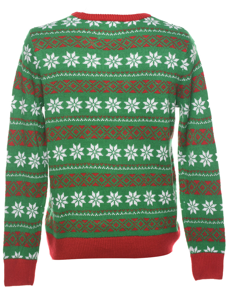 Nordic Knit Christmas Jumper - S