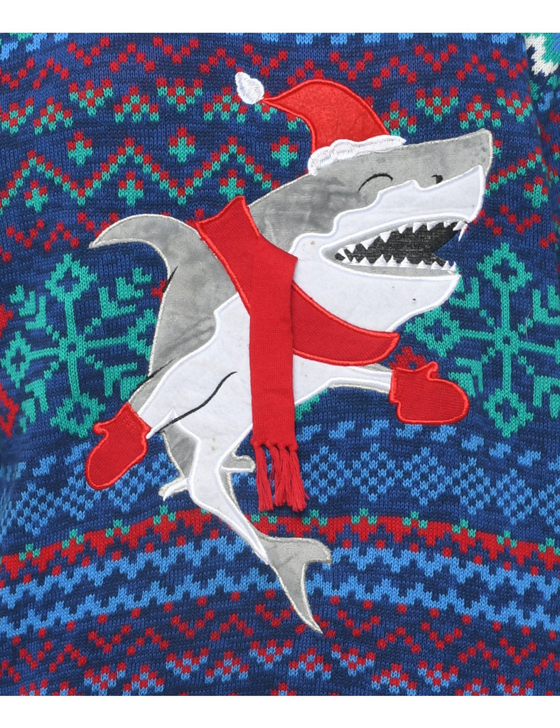 Nordic Knit Christmas Jumper - M