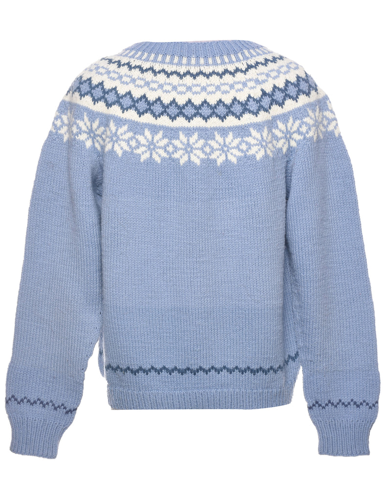 Nordic Light Blue Jumper - M