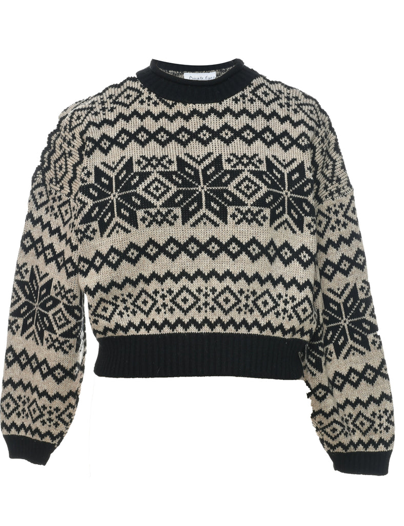 Nordic Light Brown Jumper - M