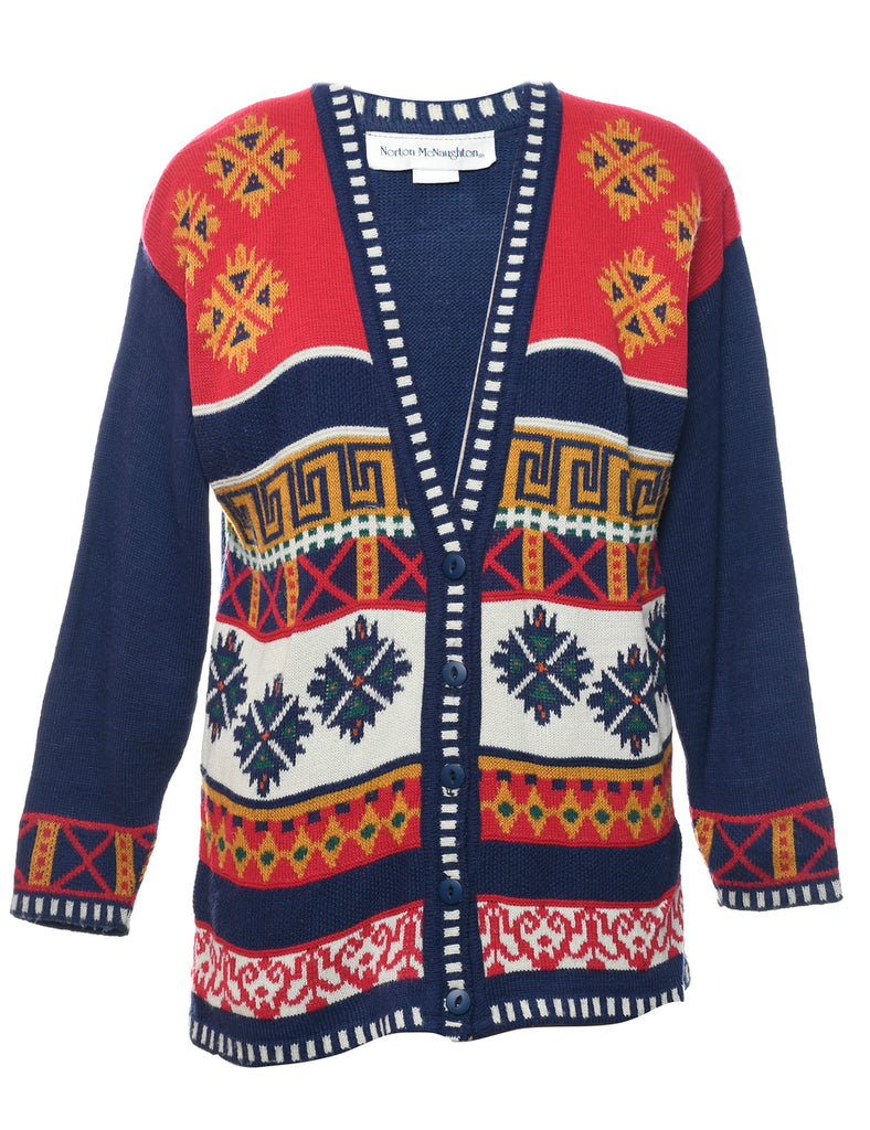 Nordic Navy Cardigan - S