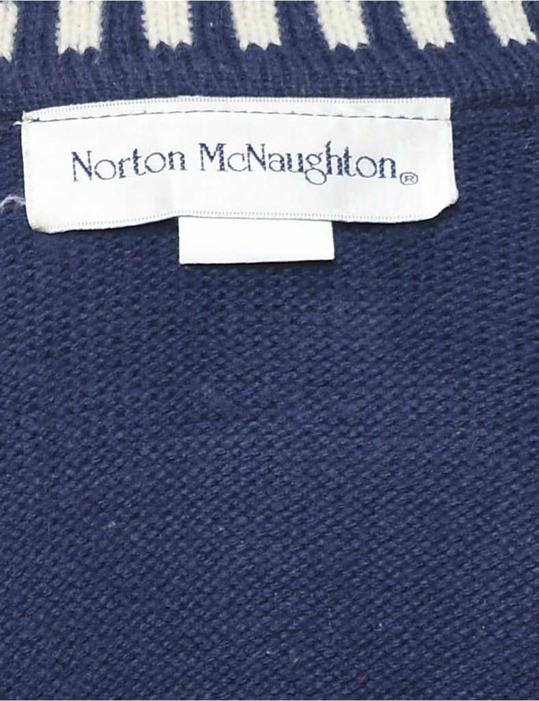 Nordic Navy Cardigan - S