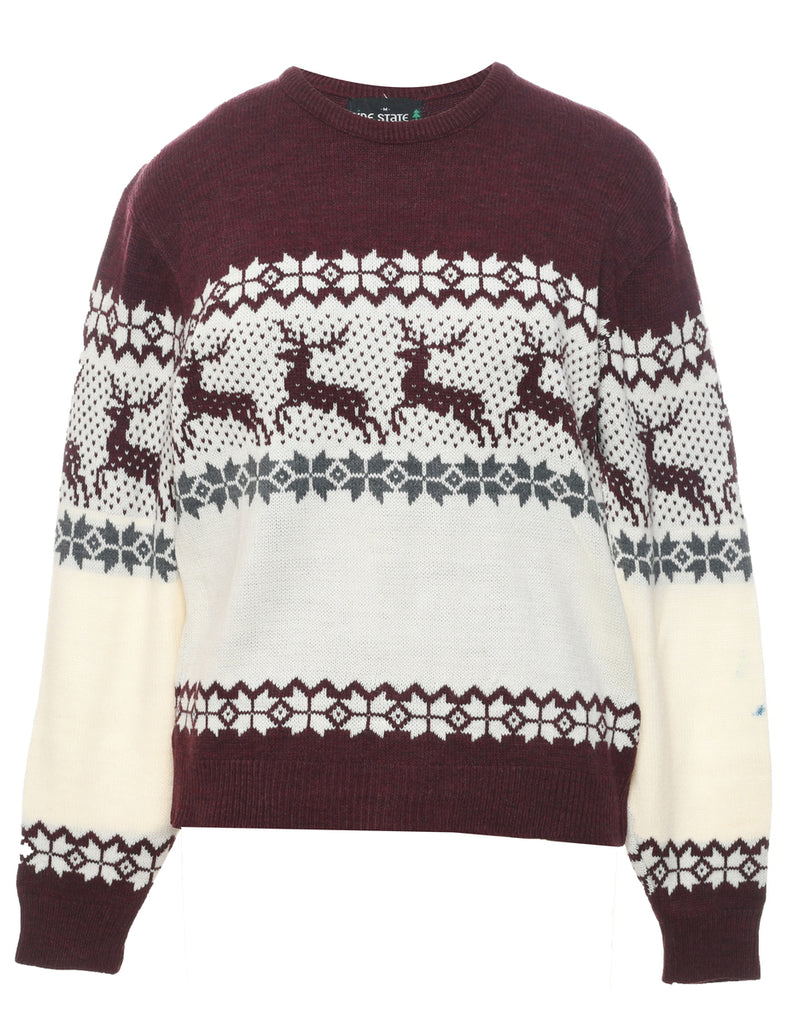 Nordic Plum Jumper - M