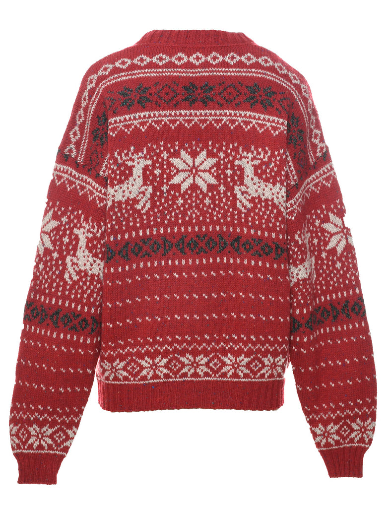 Nordic Red Jumper - XL