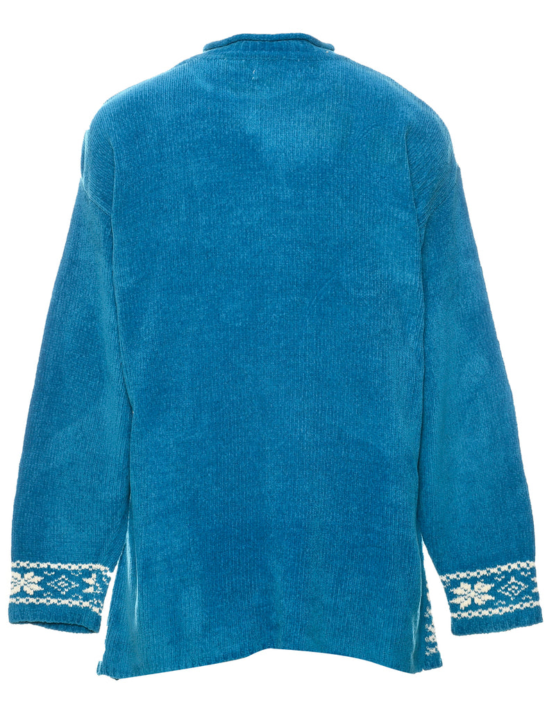 Nordic Turquoise Jumper - L