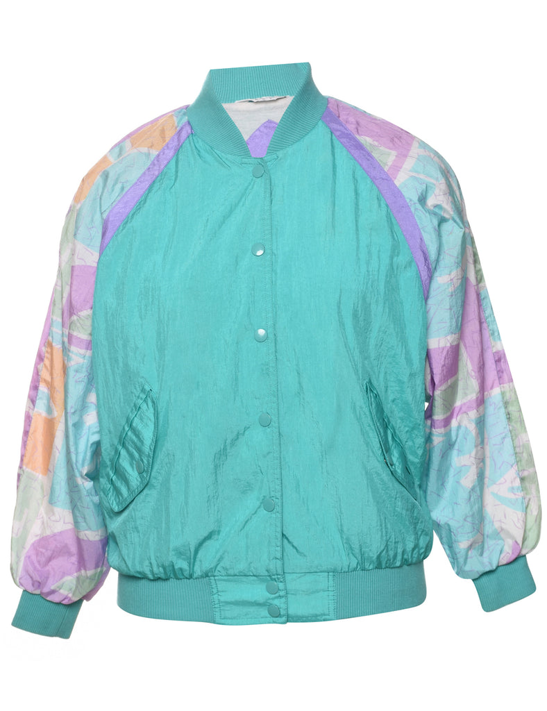 Nylon Bomber Jacket - M