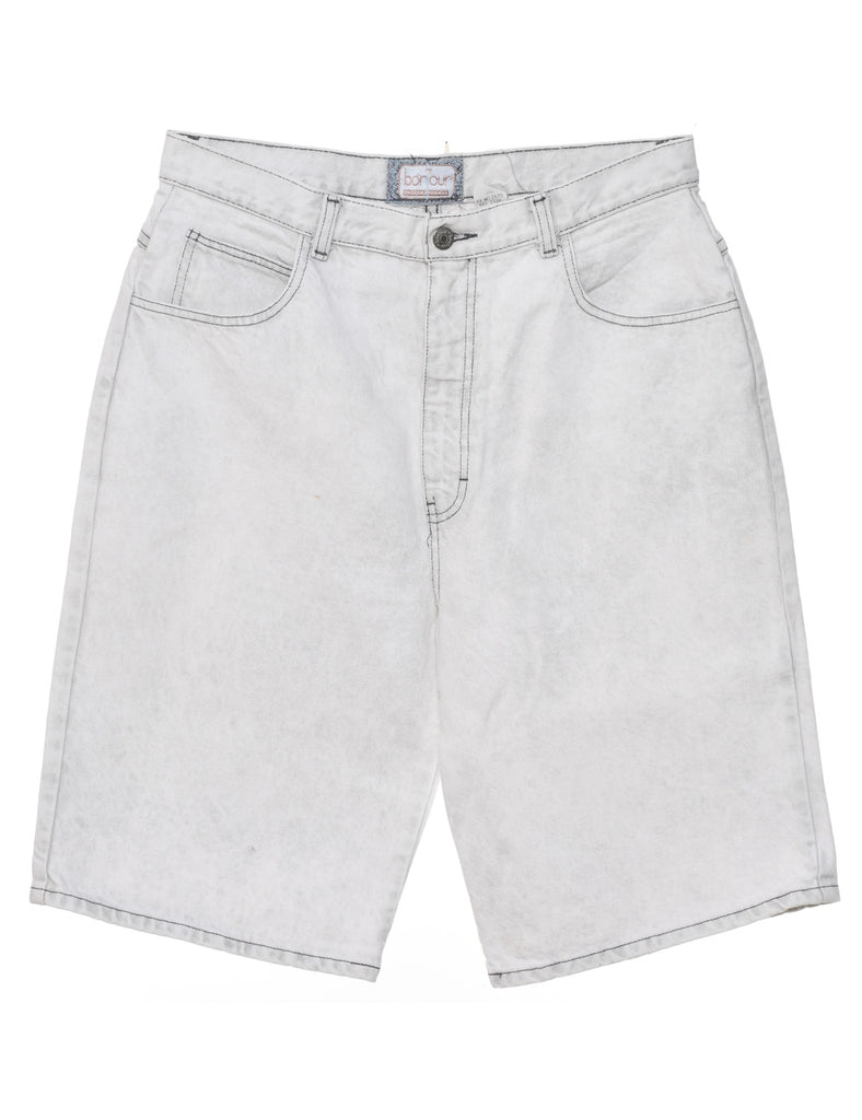 Off White Denim Shorts - W30 L11