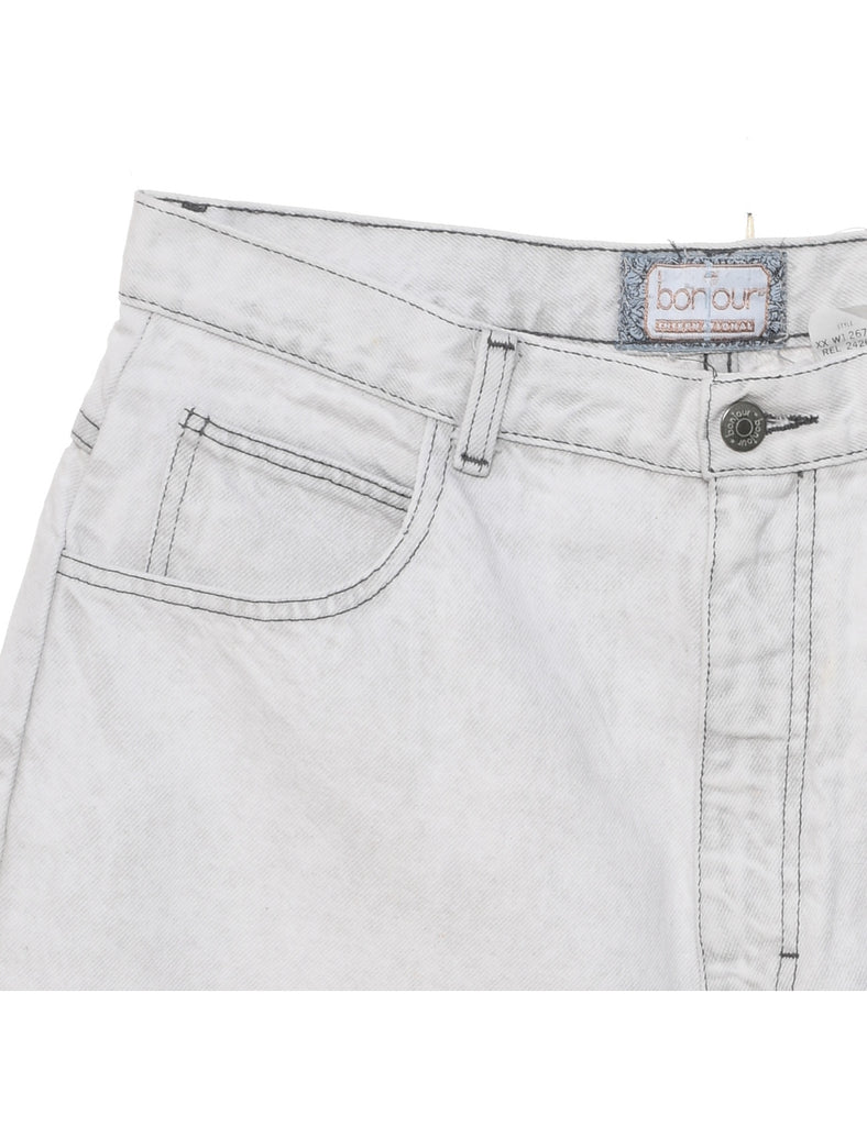 Off White Denim Shorts - W30 L11