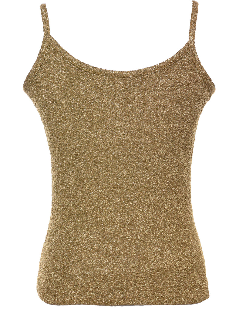 Olive Green Evening Top - M