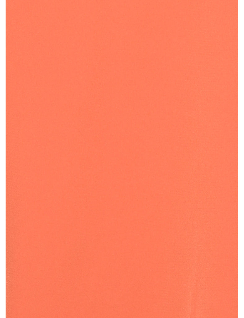 Orange Short Sleeve Top - L