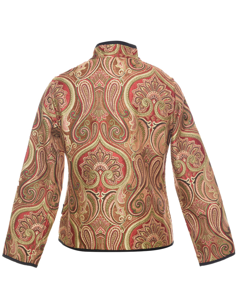 Paisley Pattern Tapestry Jacket - M