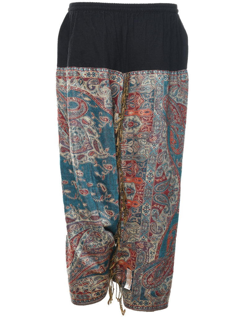 Paisley Pattern Tapestry Trousers - W23 L22