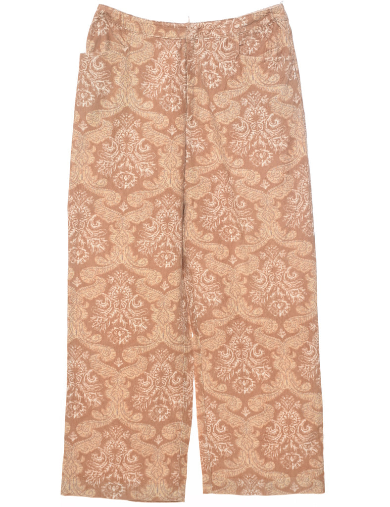 Paisley Pattern Trousers - W29 L27