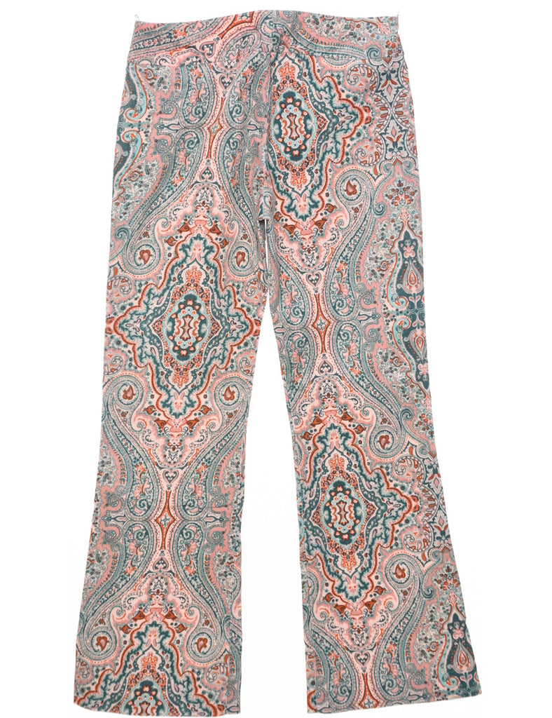 Paisley Pattern Trousers - W30 L31