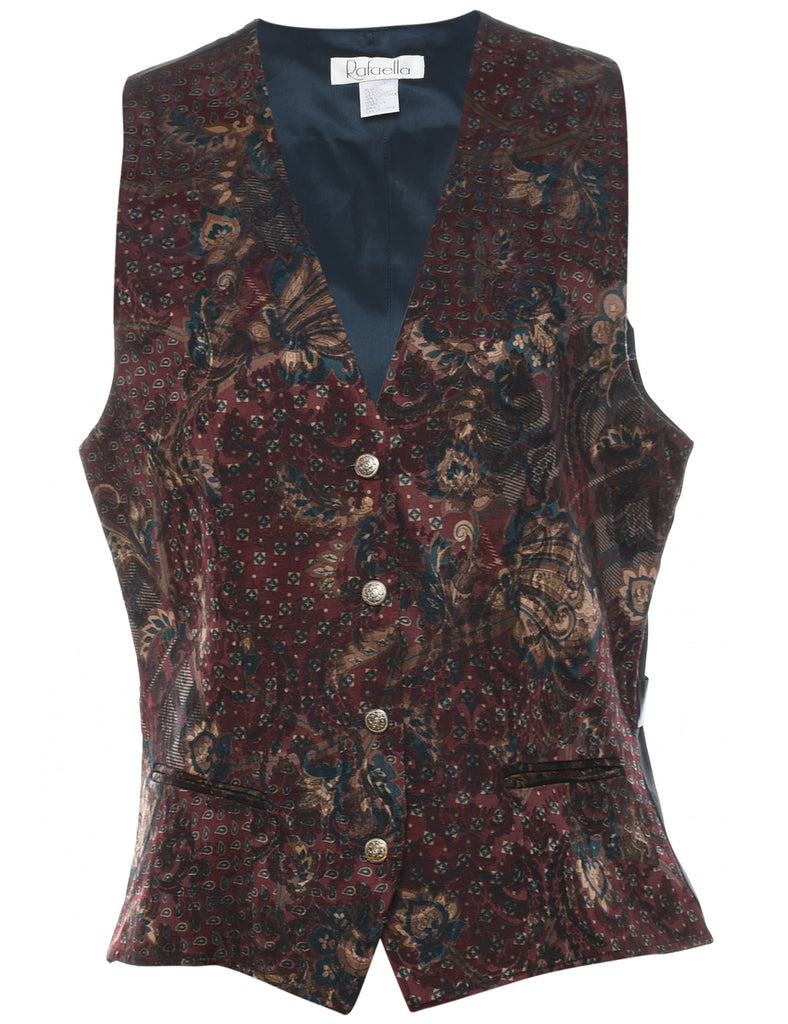 Paisley Pattern Waistcoat - M