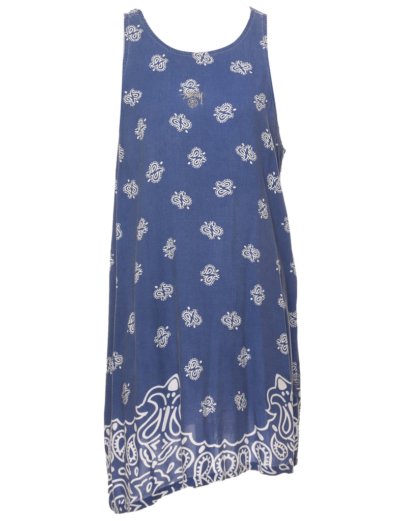 Paisley Print Dress - L