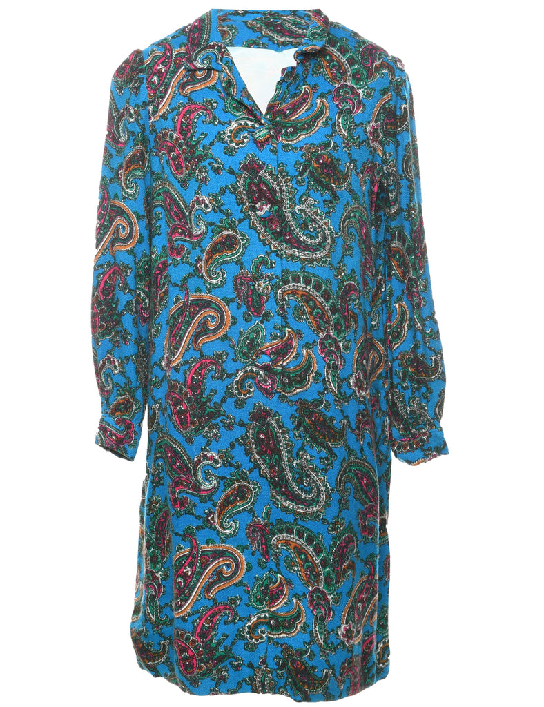 Paisley Print Dress - M