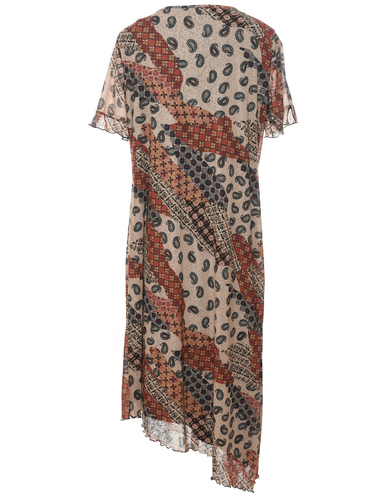 Paisley Print Dress - XL