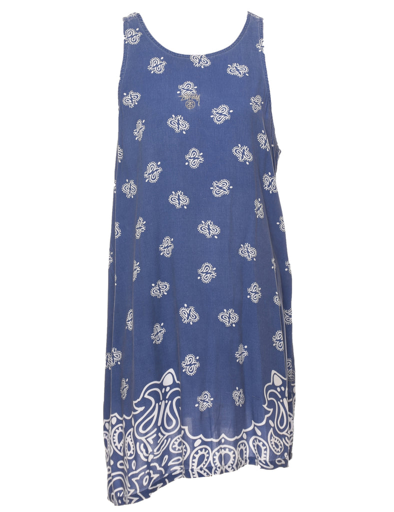 Paisley Print Dress - L